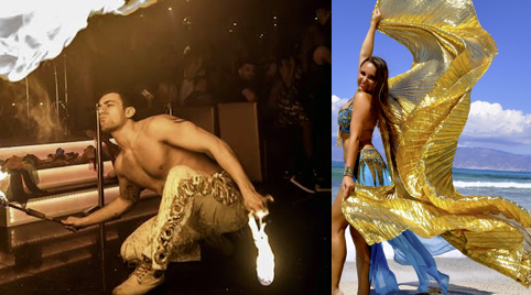 Bellydancers als side acts
