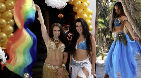 Bellydancers Bruiloft
