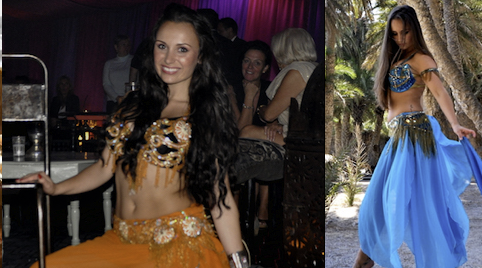 Bellydancers palmbomen Oosterse oeken