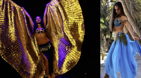 Bellydancers Thema 1001 Nacht