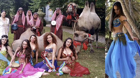 Bellydancers Turkse bruiloft